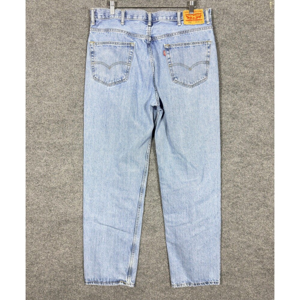 Levi's 550 Men's Jeans 38x34(36x32) Relaxed Fit Straight Leg 100% Cotton - Picture 2 of 16
